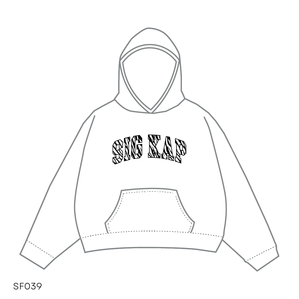 SF039 White Hoodie