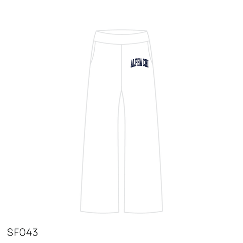 SF043 match Pants White