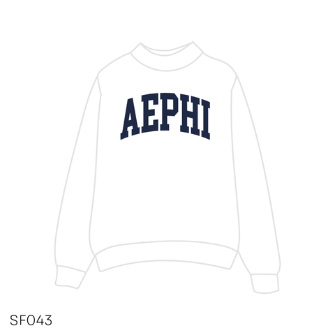 SF043 White Sweatshirt