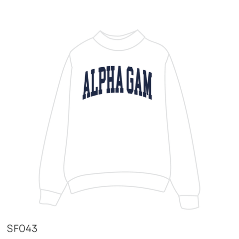 SF043 White Sweatshirt