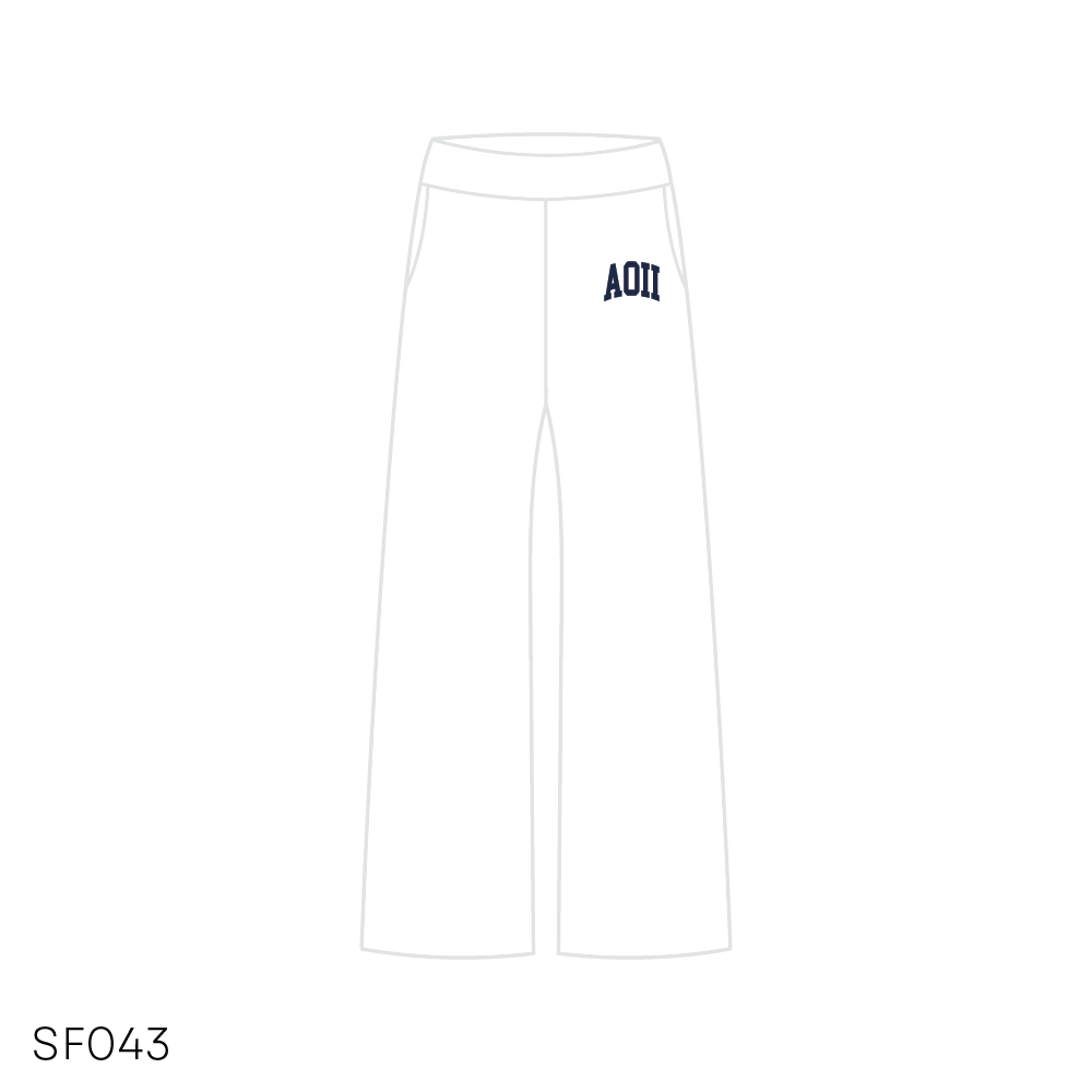 SF043 match Pants White