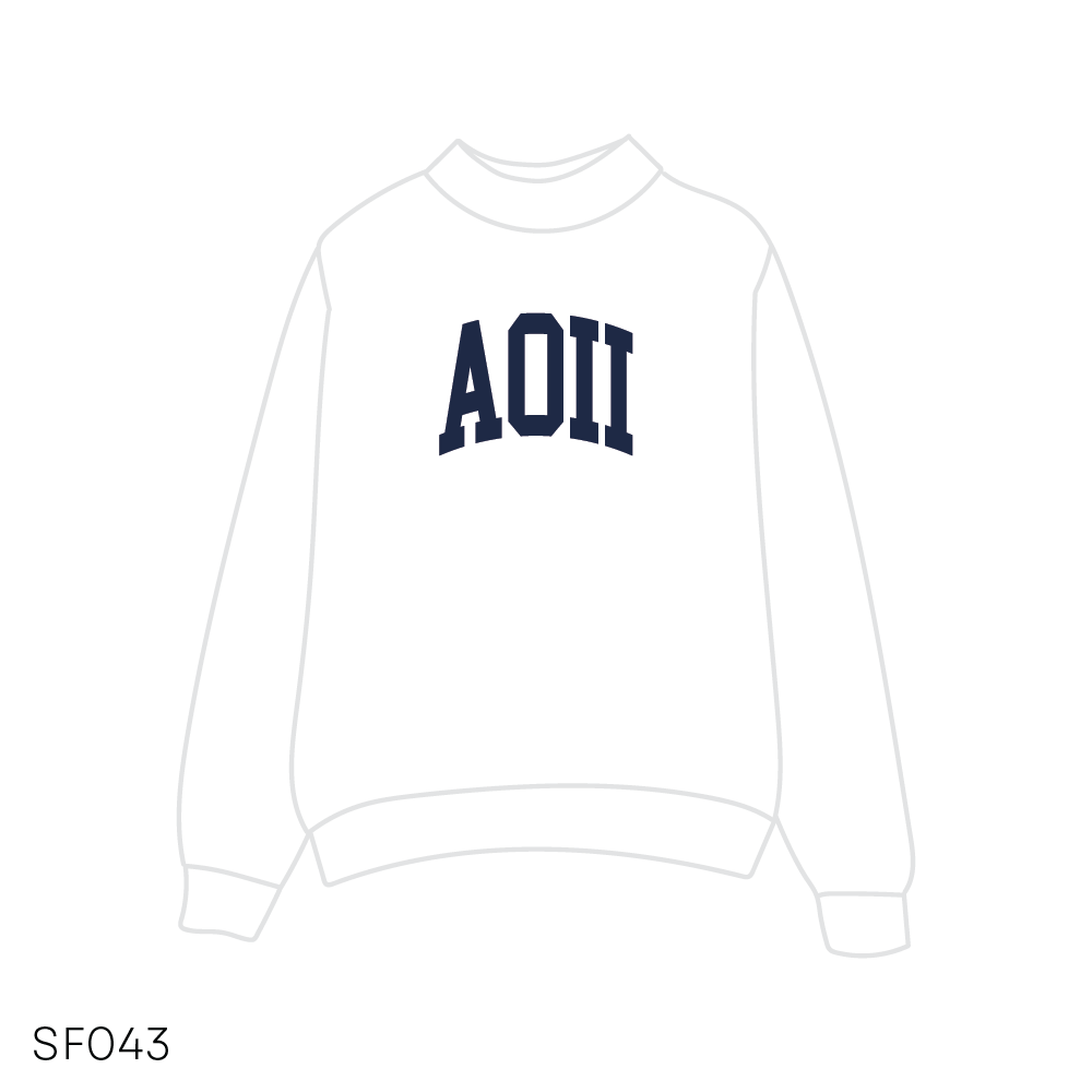 SF043 White Sweatshirt