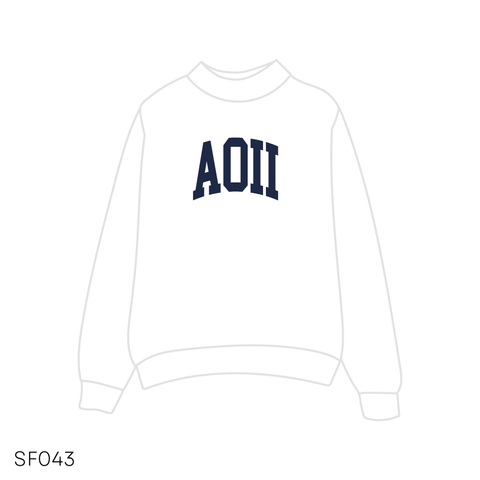 SF043 White Sweatshirt