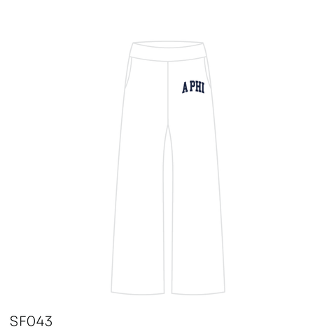 SF043 match Pants White