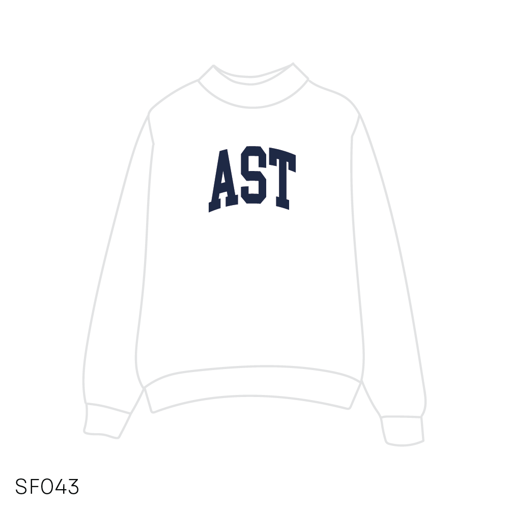 SF043 White Sweatshirt