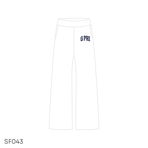 SF043 match Pants White