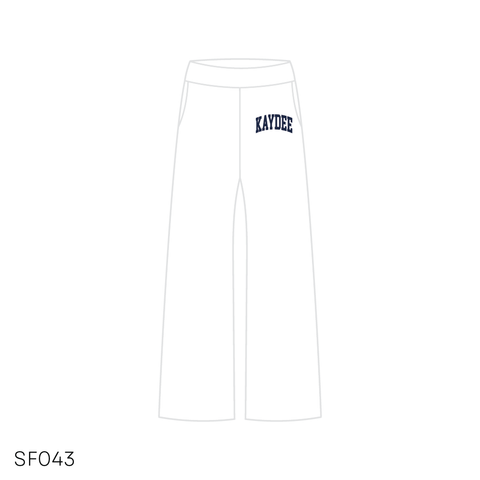 SF043 match Pants White