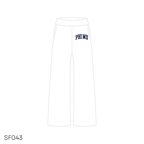 SF043 match Pants White
