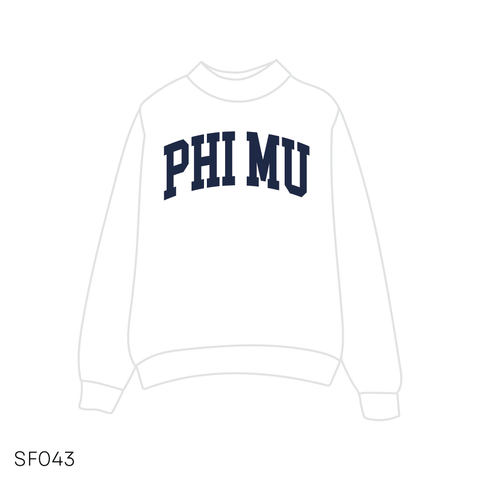 SF043 White Sweatshirt