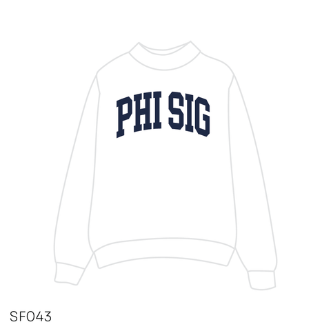 SF043 White Sweatshirt