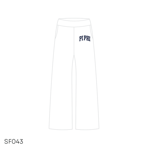 SF043 match Pants White
