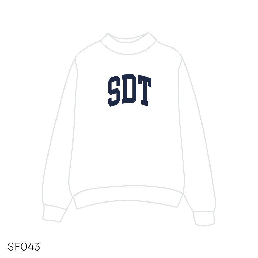 SF043 White Sweatshirt
