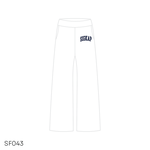SF043 match Pants White