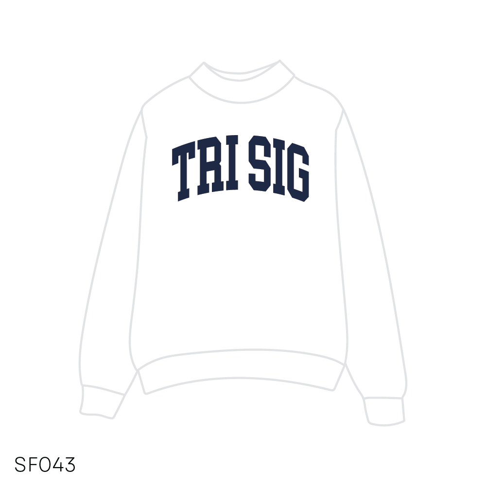 SF043 White Sweatshirt