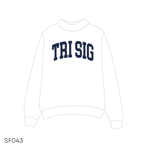 SF043 White Sweatshirt