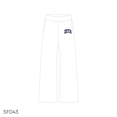 SF043 match Pants White