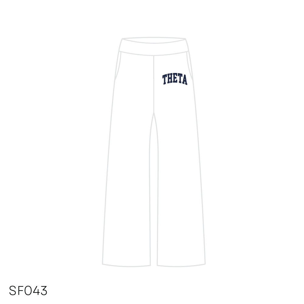 SF043 match Pants White