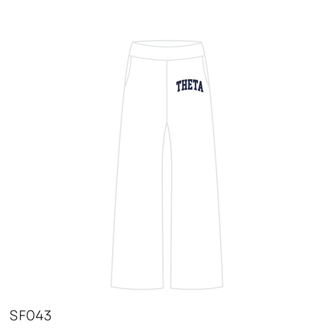SF043 match Pants White