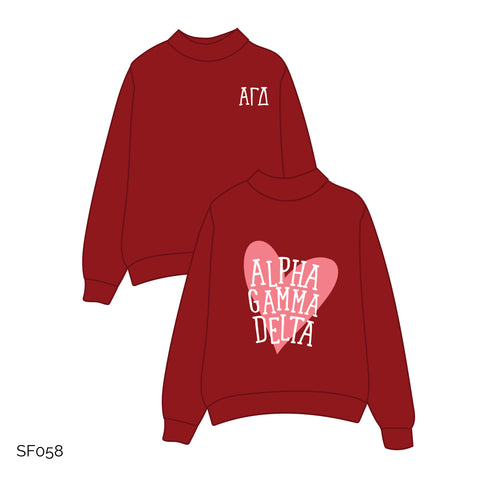 SF058 Red Sweatshirt
