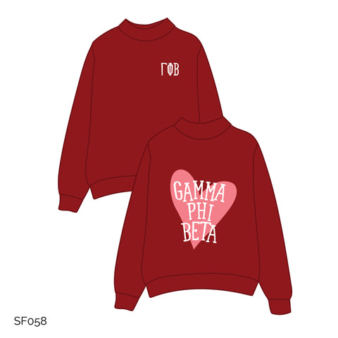 SF058 Red Sweatshirt