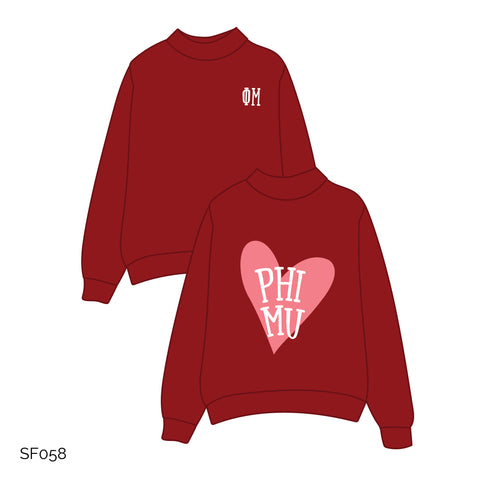 SF058 Red Sweatshirt