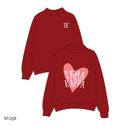 SF058 Red Sweatshirt