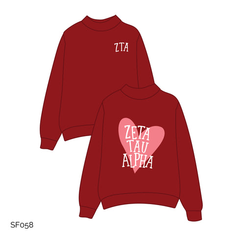 SF058 Red Sweatshirt