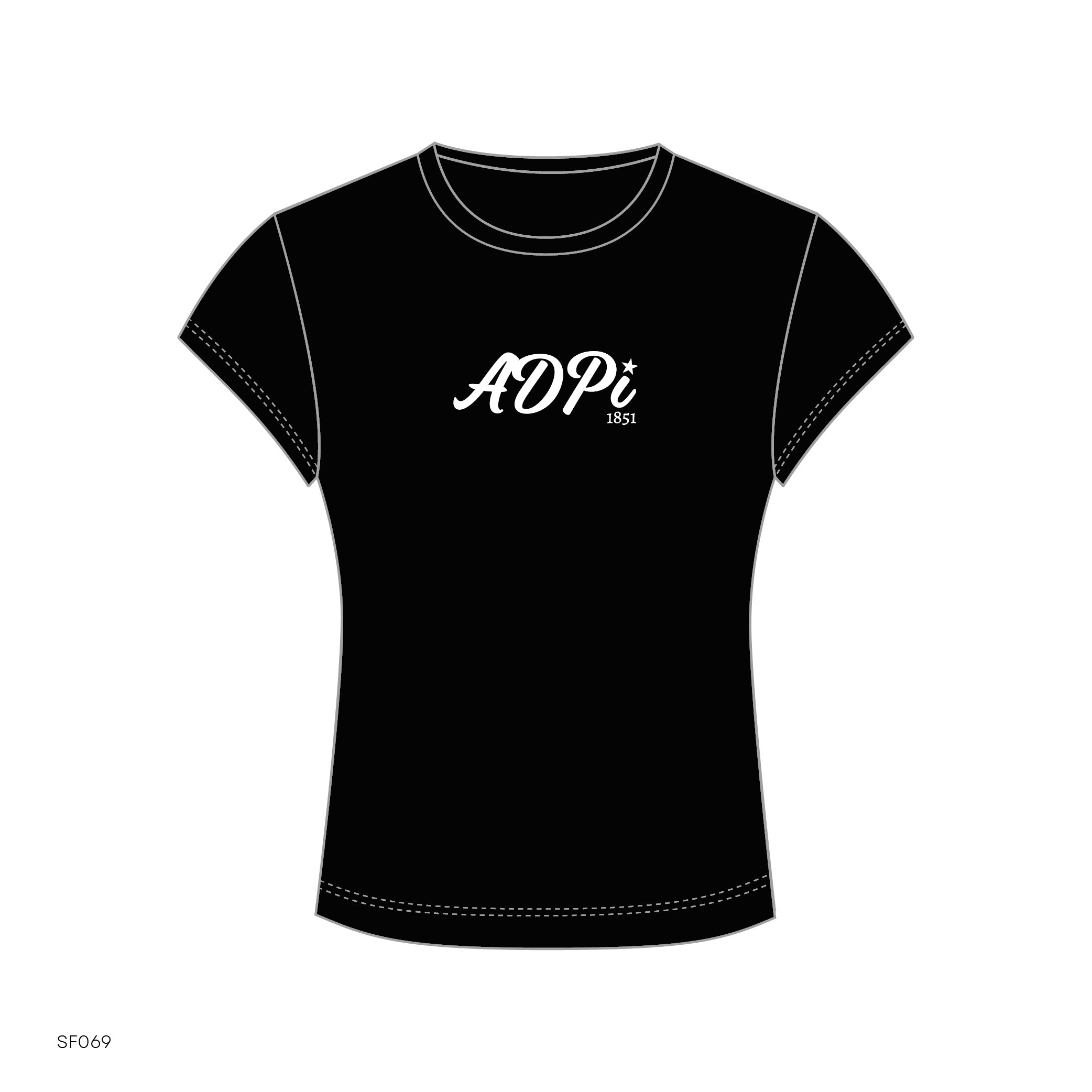 SF069 Black Tee