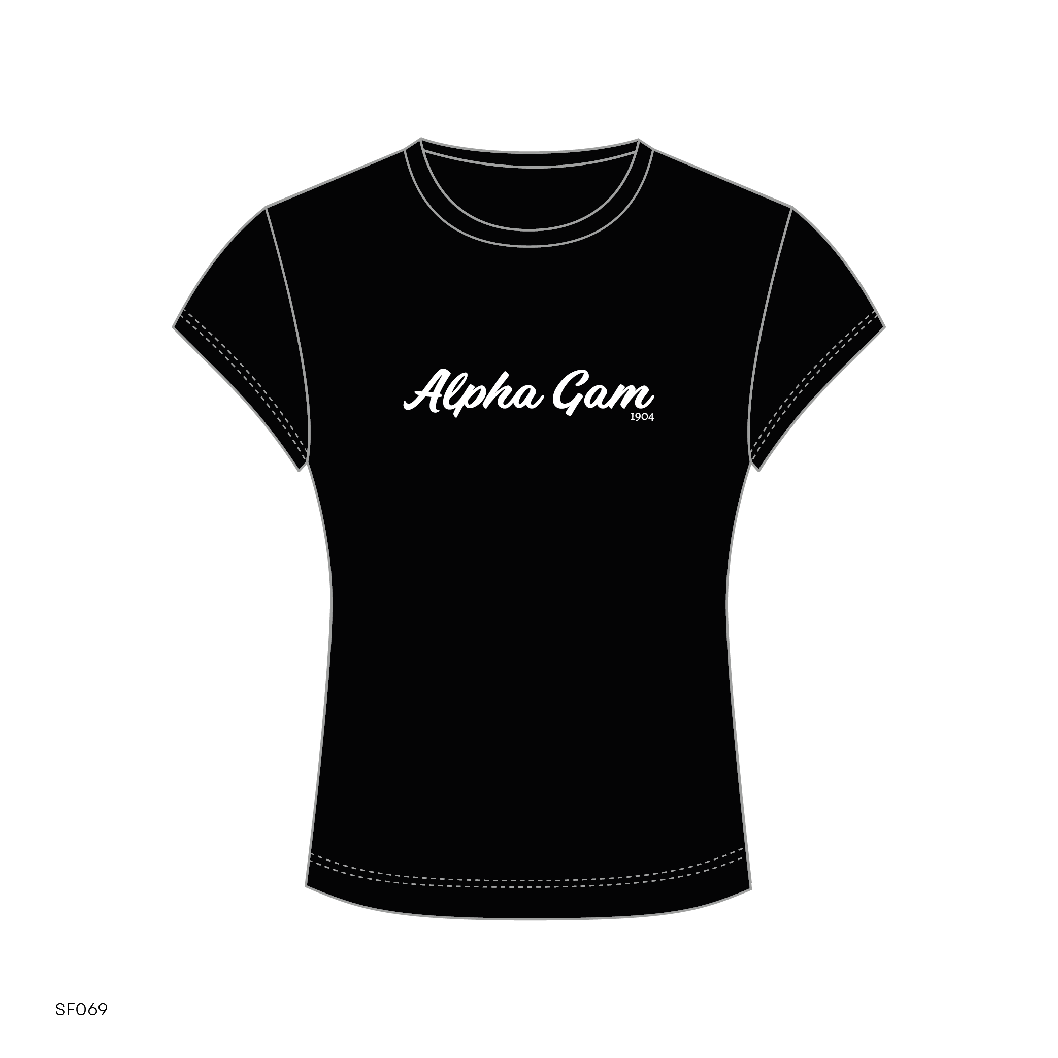 SF069 Black Tee