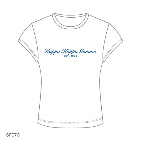 SF070 White Tee