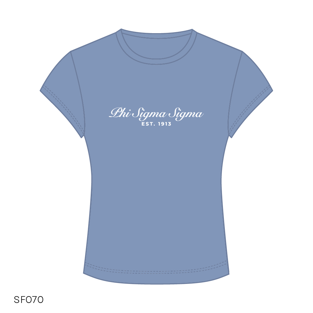 SF070 Blue Tee