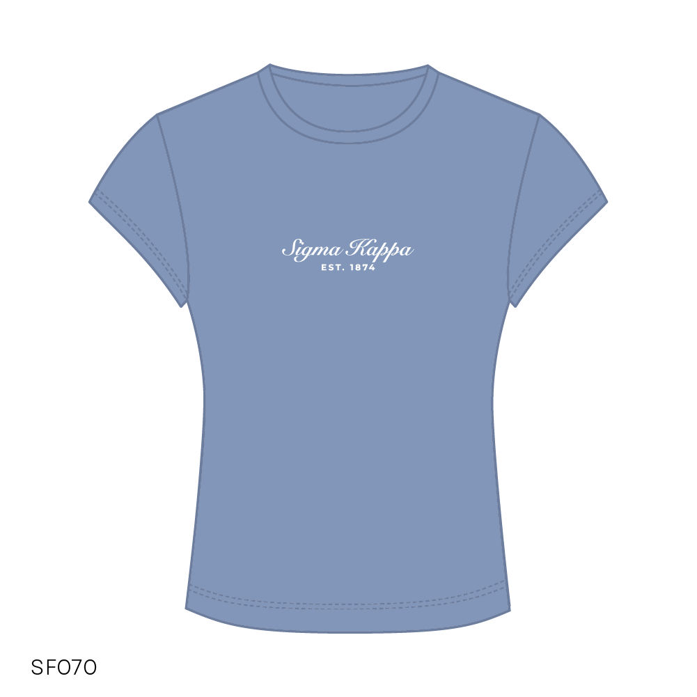 SF070 Blue Tee