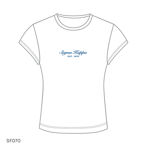 SF070 White Tee