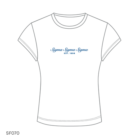 SF070 White Tee