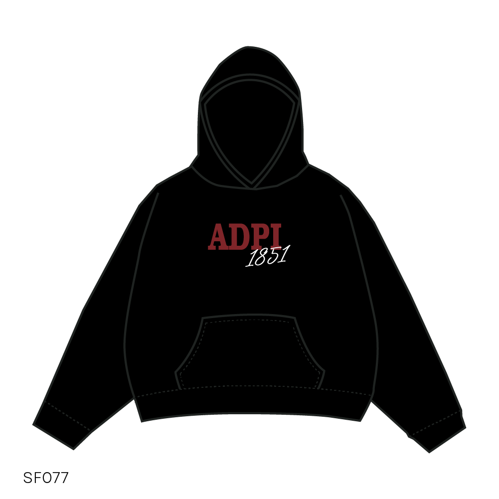 SF077 Black Hoodie