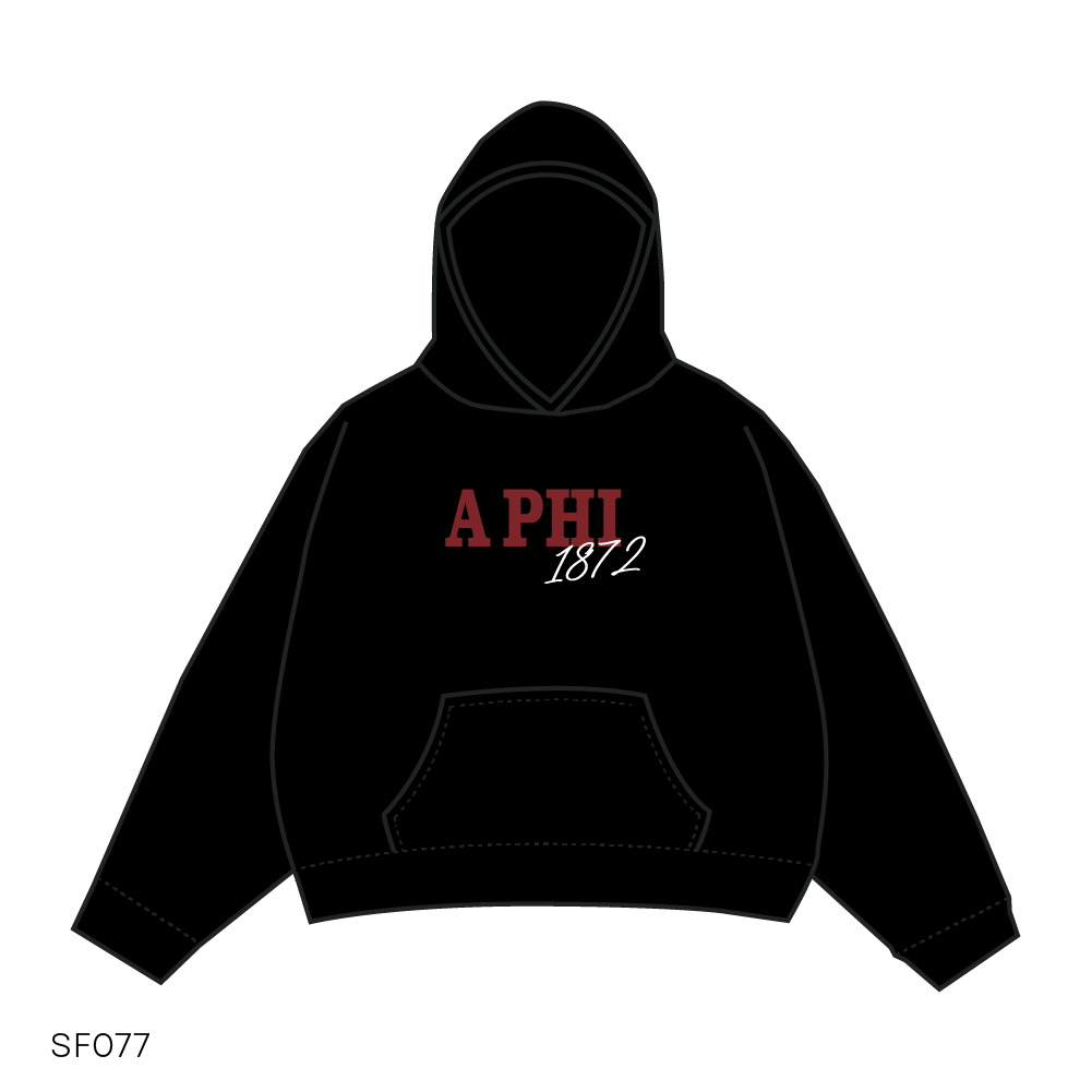 SF077 Black Hoodie