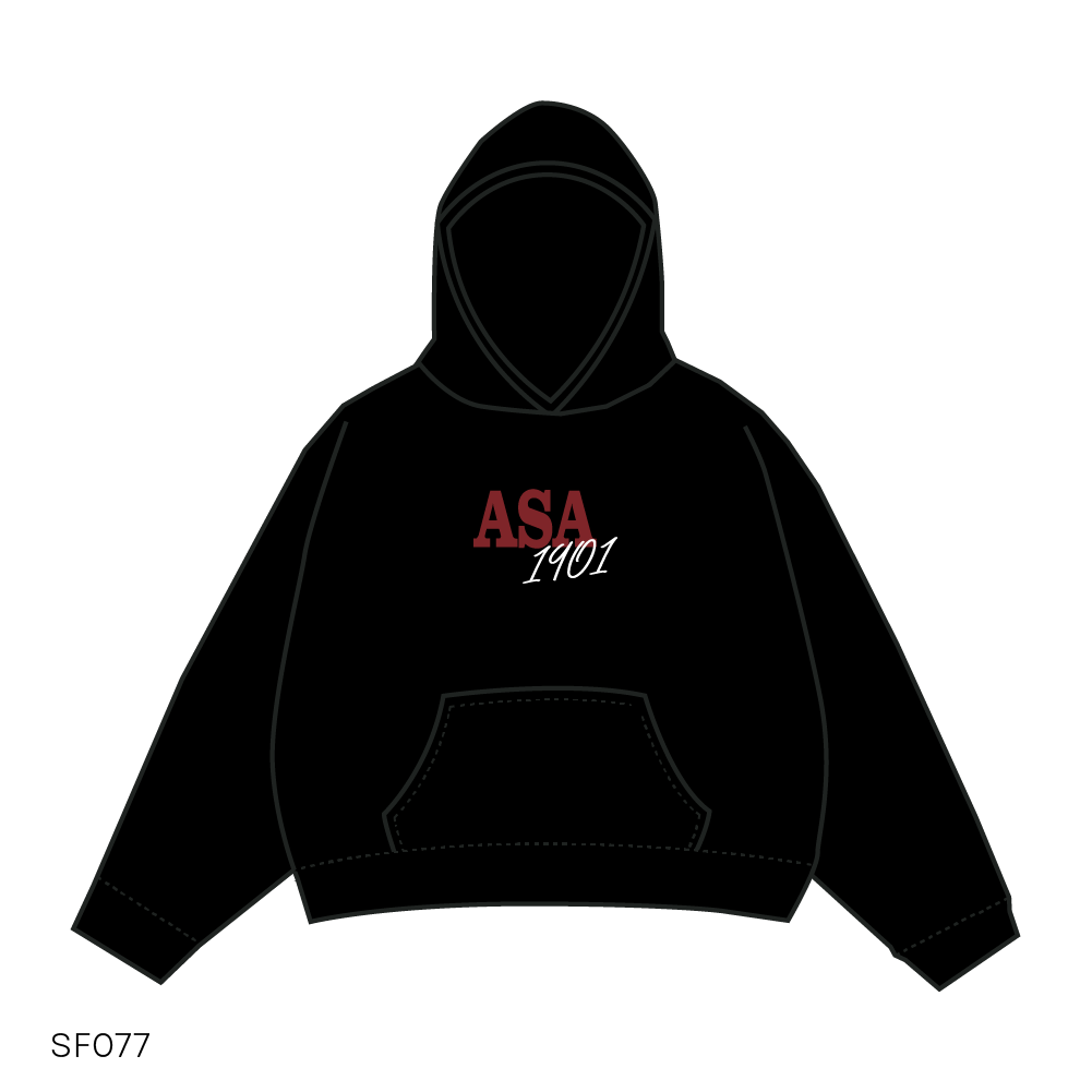 SF077 Black Hoodie