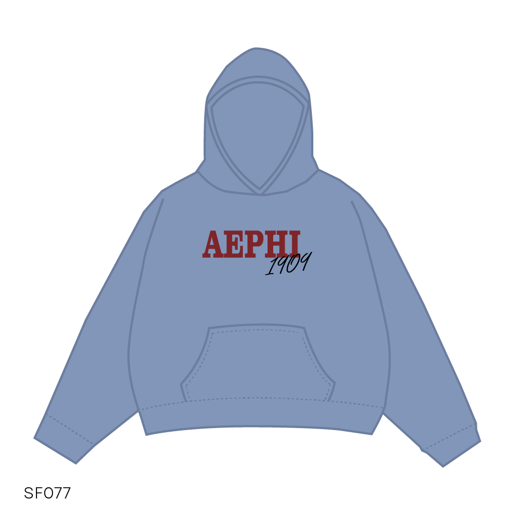 SF077 Blue Hoodie
