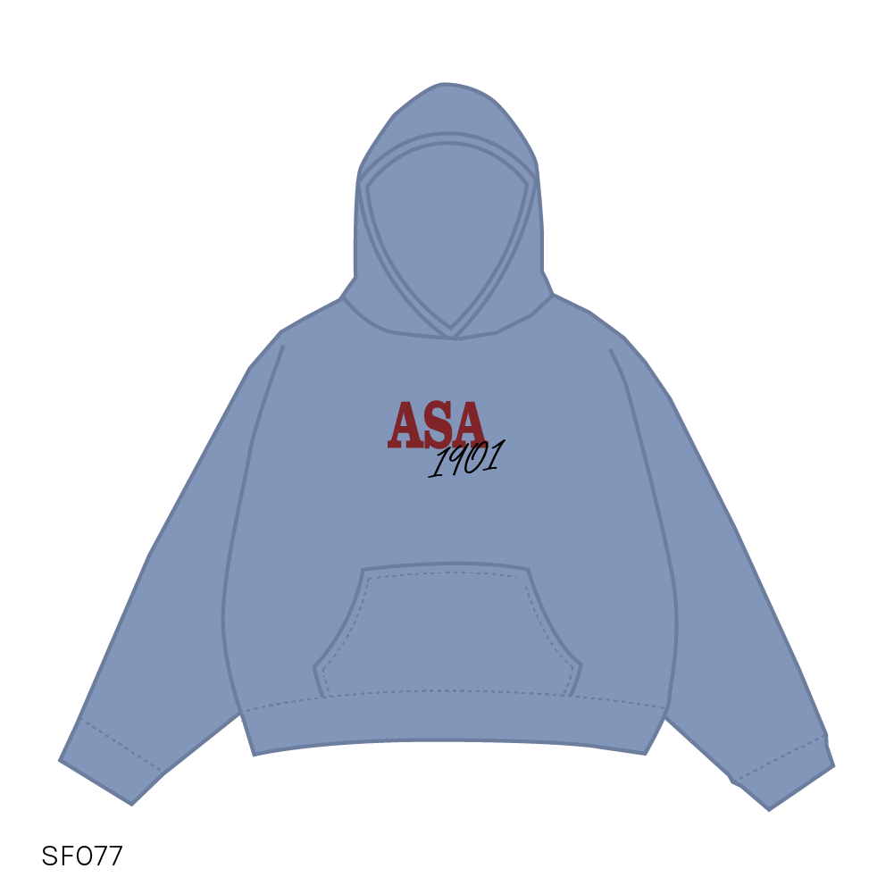 SF077 Blue Hoodie