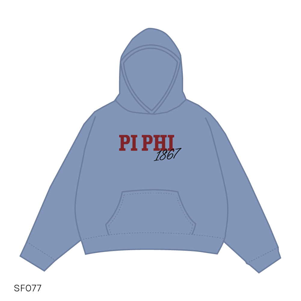 SF077 Blue Hoodie