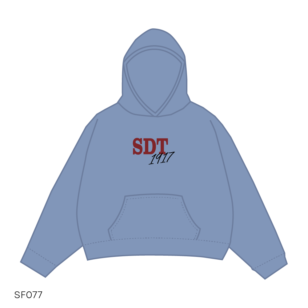 SF077 Blue Hoodie
