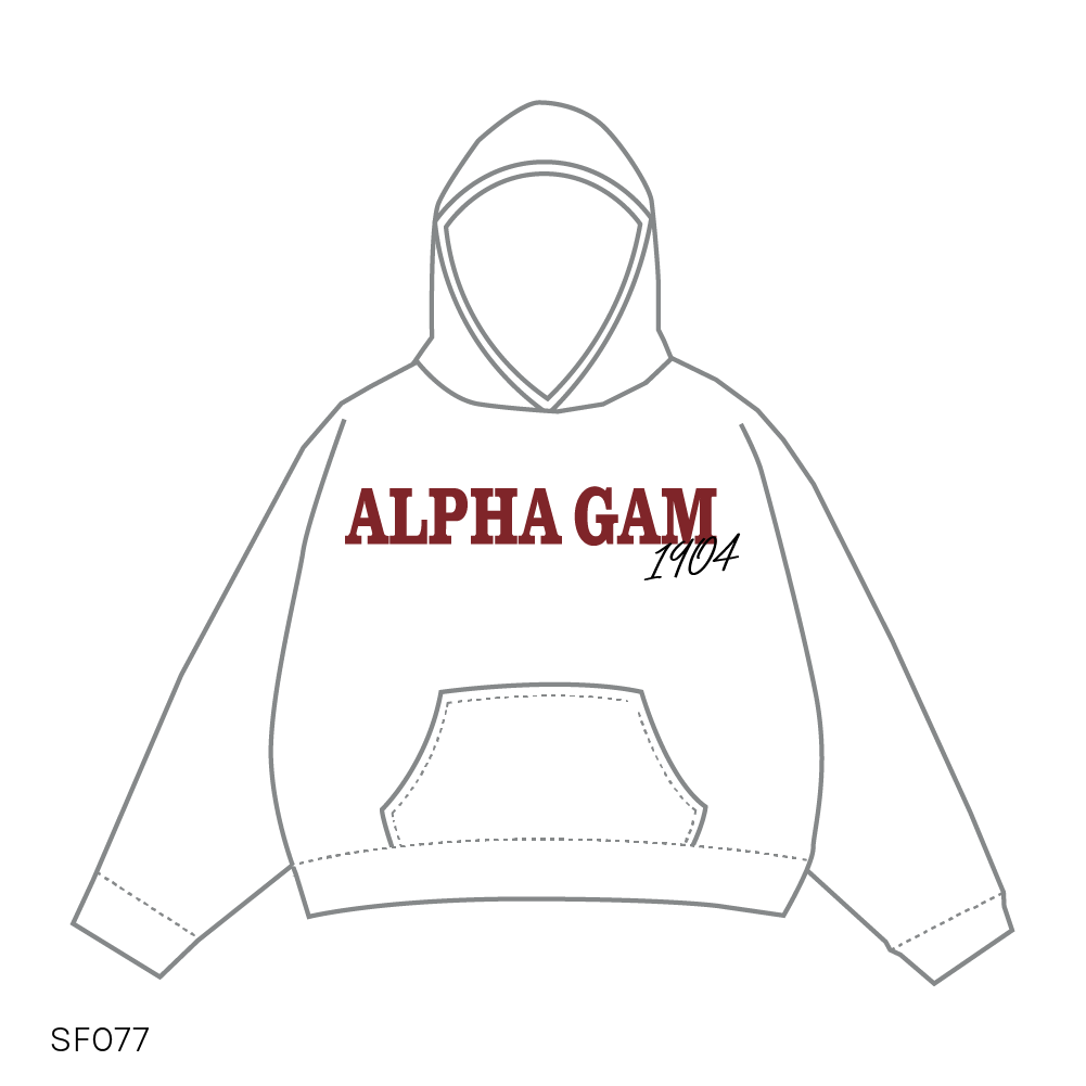 SF077 White Hoodie