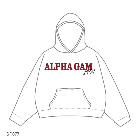 SF077 White Hoodie