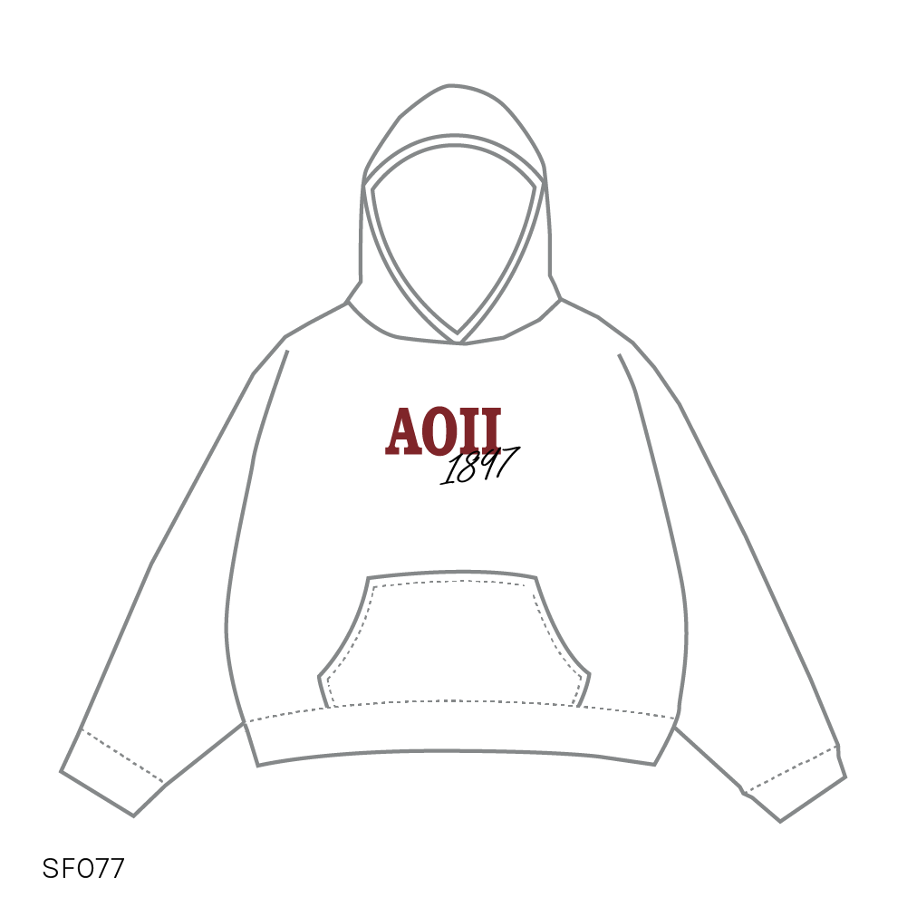 SF077 White Hoodie