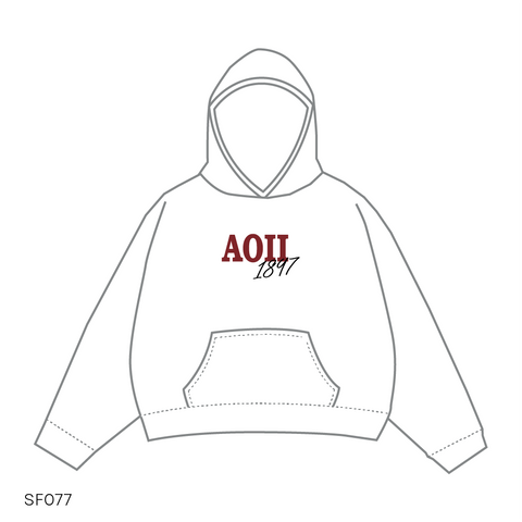SF077 White Hoodie