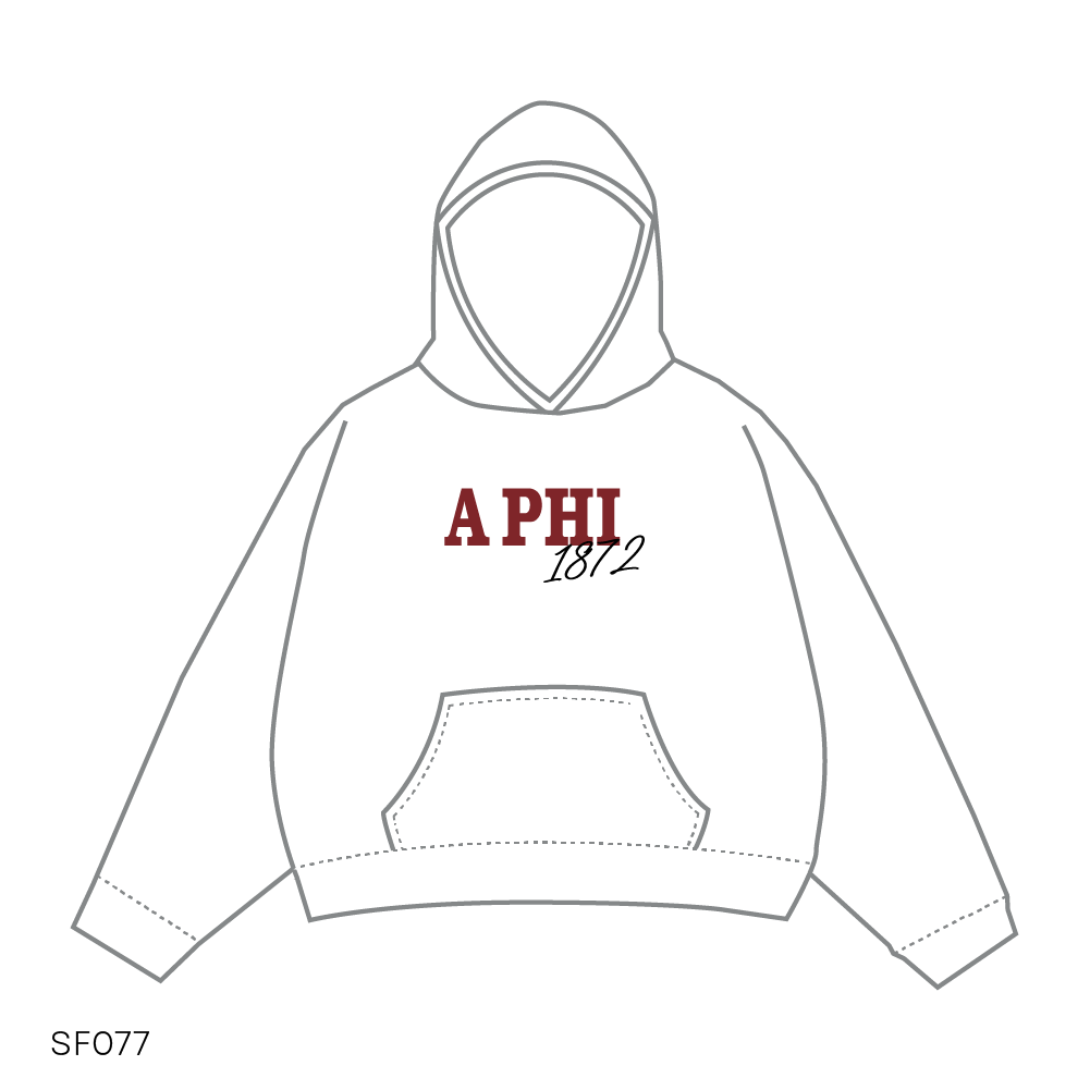 SF077 White Hoodie