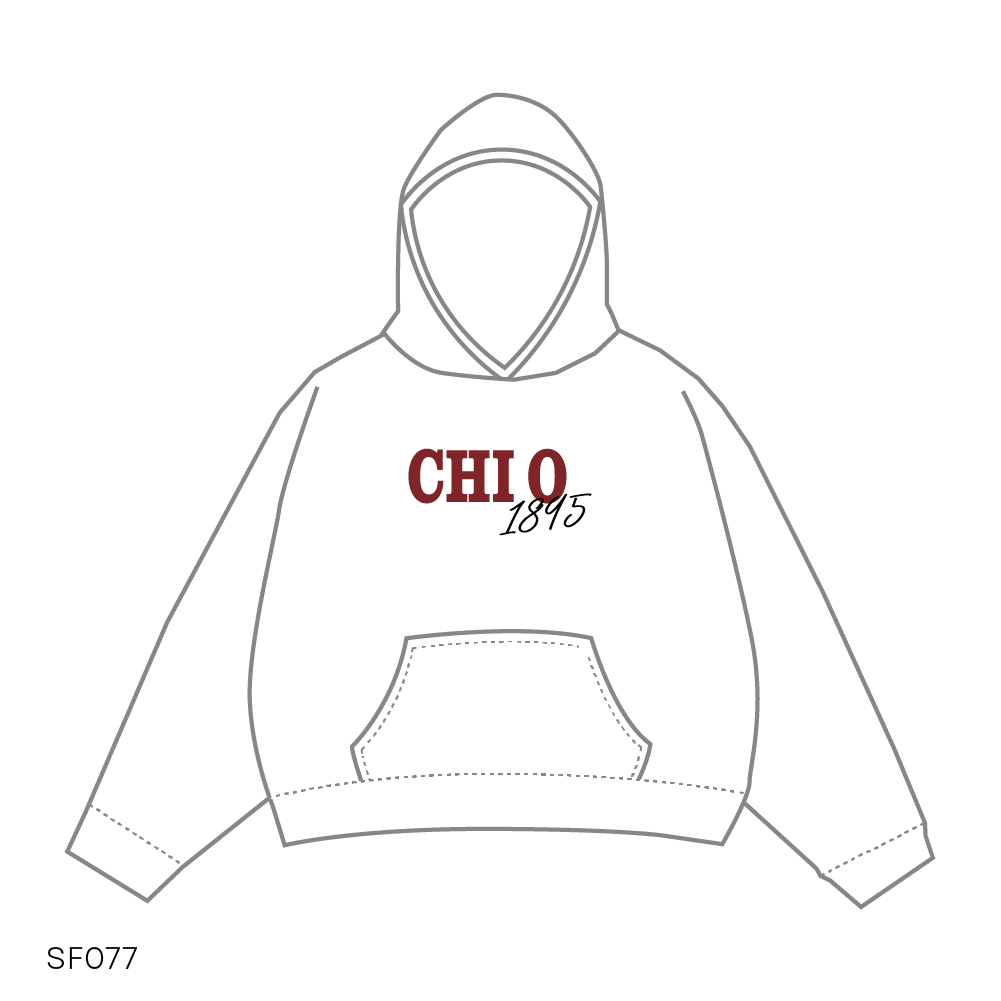 SF077 White Hoodie
