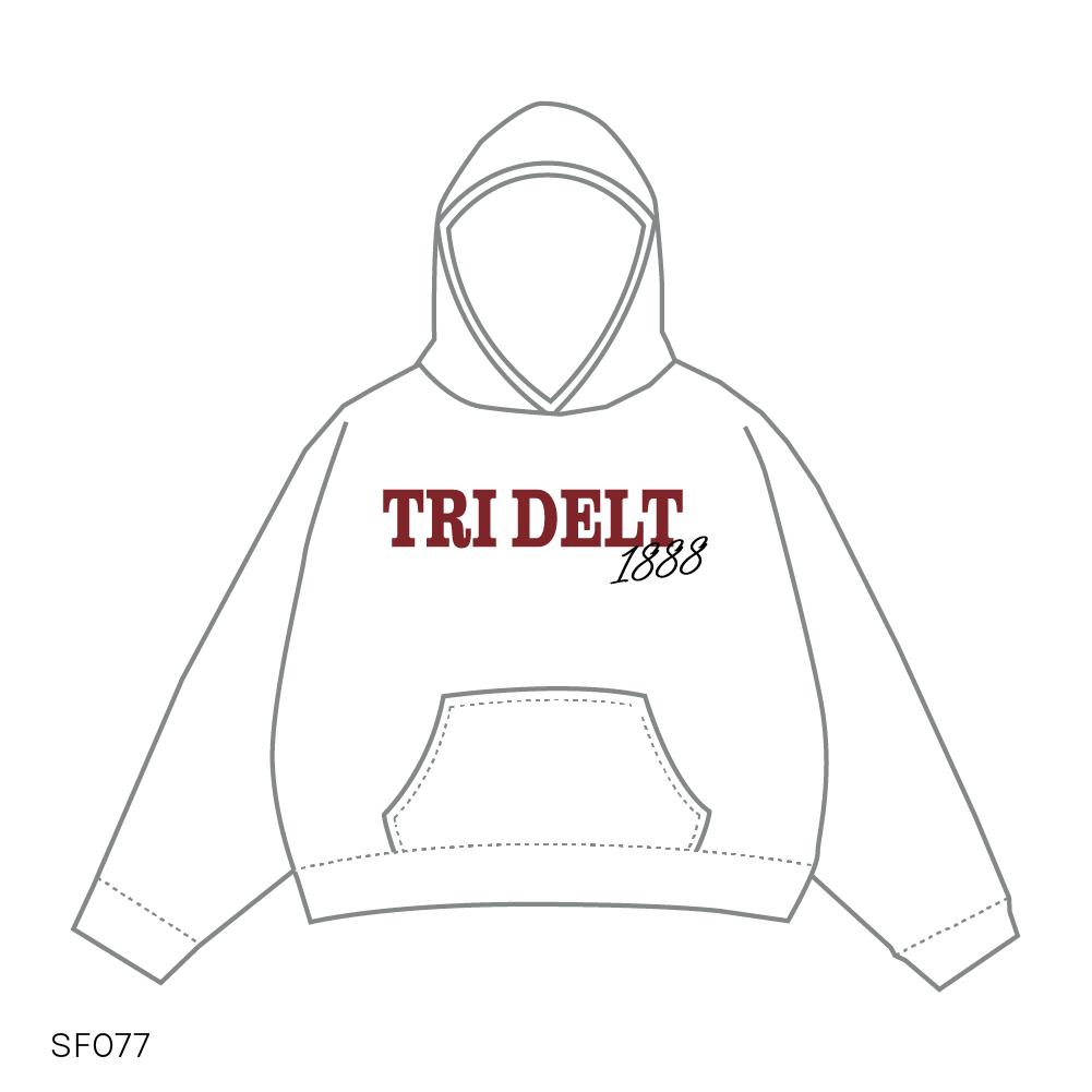 SF077 White Hoodie
