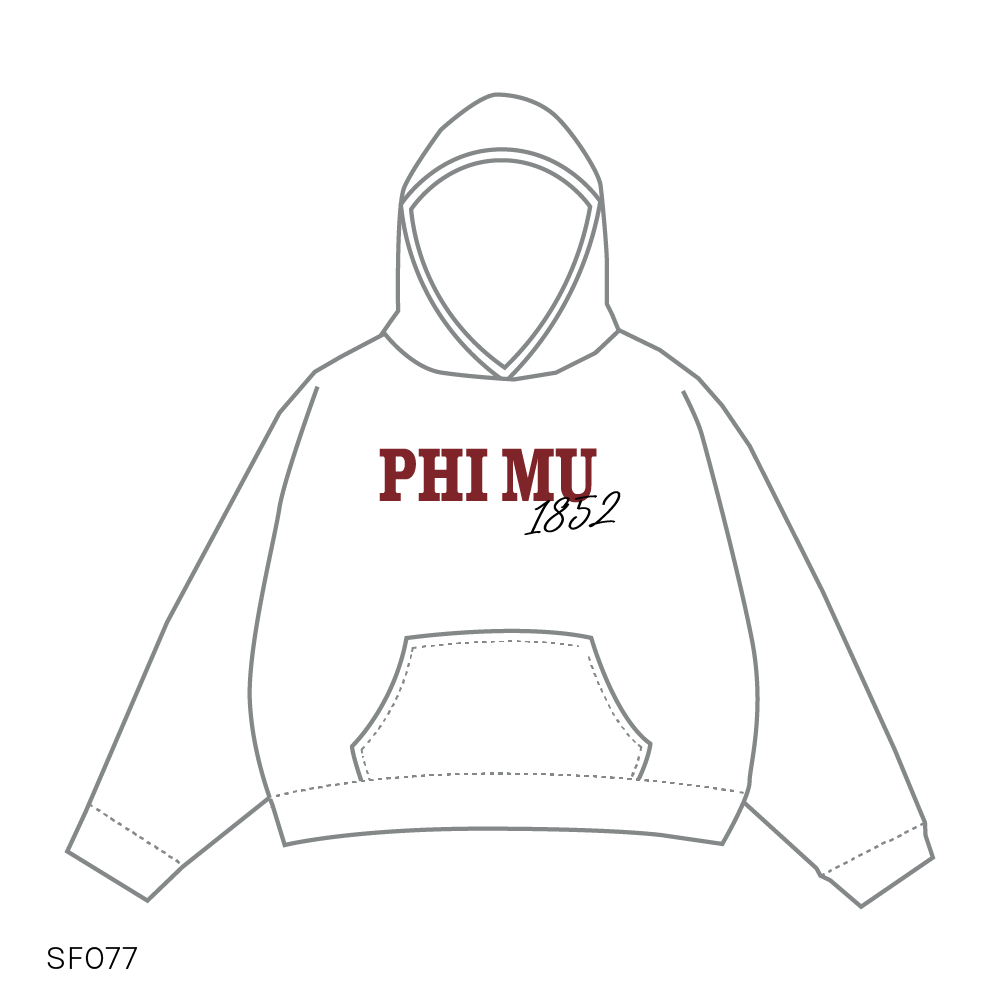 SF077 White Hoodie