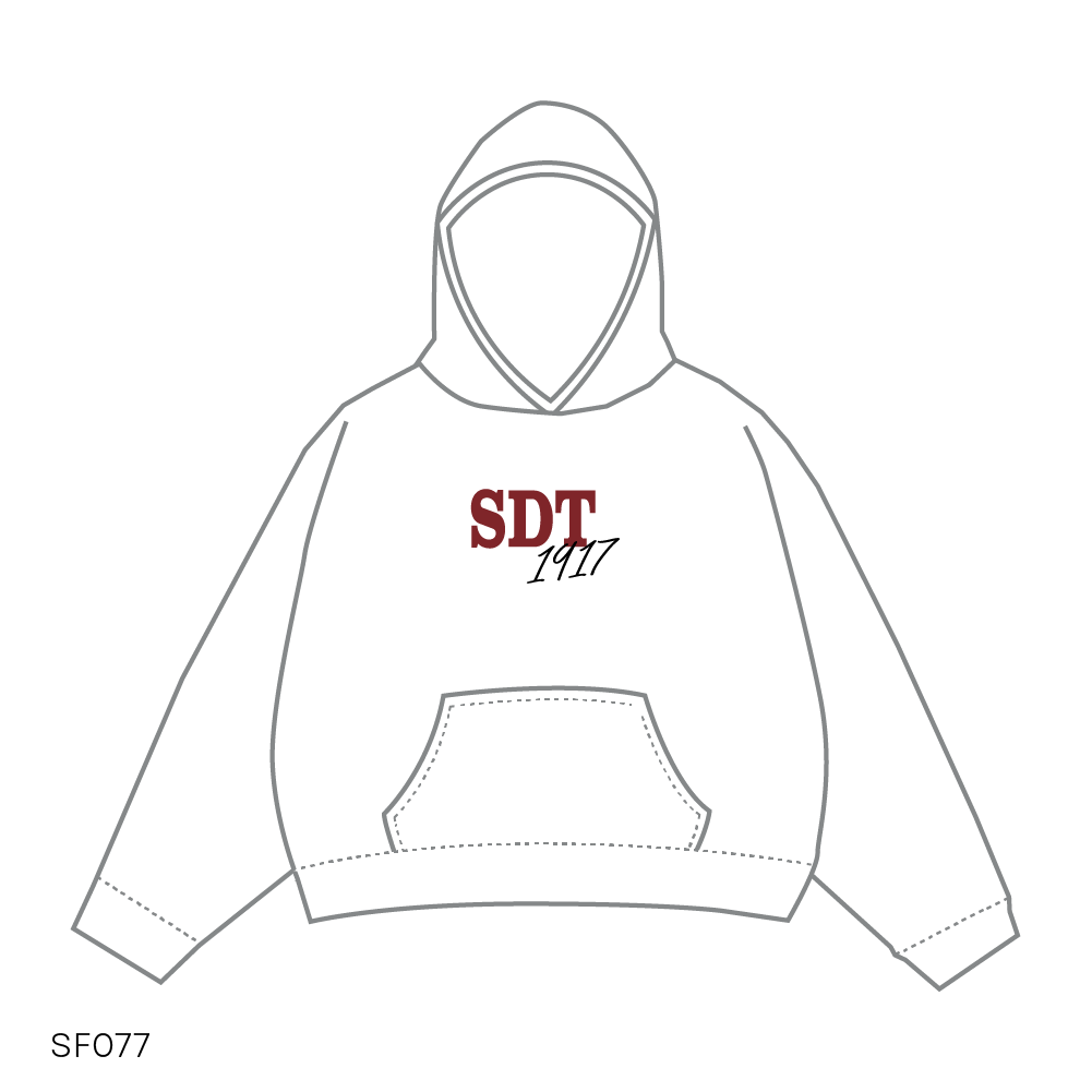 SF077 White Hoodie